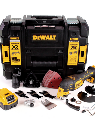 DeWalt DCS 356 NT Akku Multitool 18V Brushless + 35tlg. Zubehör + 1x Akku 5,0 Ah + TSTAK  -  ohne Ladegerät - Toolbrothers