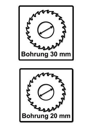 Bosch Kreissägeblatt Standard for Wood 190 x 1,6 x 30 / 20 mm 48 Zähne (2x 2608837710 ) - Toolbrothers