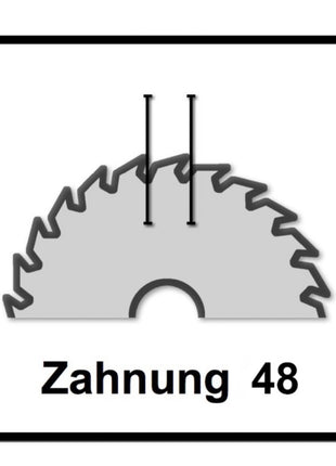 Bosch Kreissägeblatt Standard for Wood 190 x 1,6 x 30 / 20 mm 48 Zähne (2x 2608837710 ) - Toolbrothers