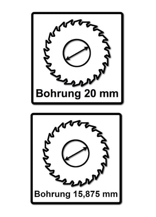 Bosch Kreissägeblatt Expert for Stainless Steel 136 x 1,5 x 20 / 15,875 mm 30 Zähne (2x 2608644530 ) - Toolbrothers