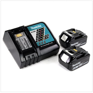 Makita Power Source Kit Li 18V mit 2x BL1860B Akku 6,0Ah + DC18RC Ladegerät ( 199480-6 )