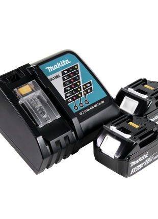 Makita DMR 115 RF Akku Baustellenradio 12V - 18V  Bluetooth DAB+ IP65 + 2x Akku 3,0 Ah + Ladegerät - Toolbrothers