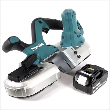 Makita DPB 182 G1 Akku-Bandsäge 18V LXT + 1x Akku 6,0Ah Li-Ion mit LED - Anzeige - Toolbrothers