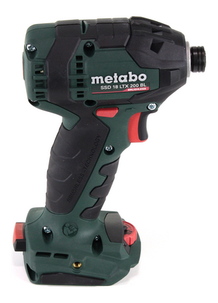 Metabo SSD 18 LTX 200 BL Akku Schlagschrauber 18V 200Nm 1/4" Brushless Solo ( 602396890 ) - ohne Akku, ohne Ladegerät - Toolbrothers