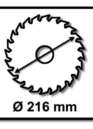 DeWalt Kreissägeblatt Set 3 tlg. 216 x 2,6 x 30 mm für Stationärsäge - Toolbrothers