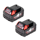 Milwaukee Akku Starter 18V Set mit 2x M18 B4 Akku 4,0Ah ( 4932430063 ) - Toolbrothers