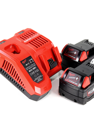 Milwaukee Akku Starter 18V Set mit 2x M18 B4 Akku 4,0Ah + M12-18FC Ladegerät ( 4933459215 ) - Toolbrothers