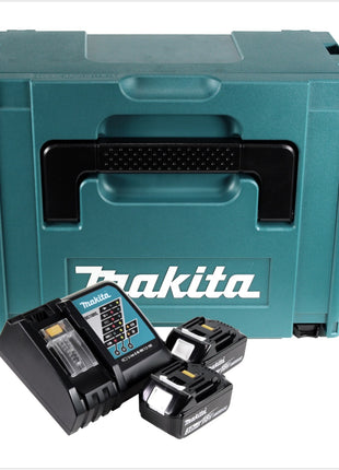 Makita Akku Power Source Kit mit 2x Akku 3,0 Ah + Ladegerät + Systemeinlage + Makpac 2 - Toolbrothers