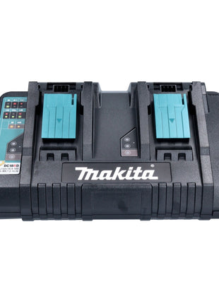 Makita Power Source Kit 18 V mit 4x BL 1830 B Akku 3,0 Ah ( 4x 197599-5 ) + DC 18 RD Doppelladegerät ( 196933-6 ) + Makpac - Toolbrothers