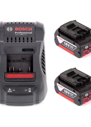 Bosch GWS 18-125 V-LI Akku Winkelschleifer 18V 125mm + 2x Akku 3,0Ah + Ladegerät + L-Boxx - Toolbrothers