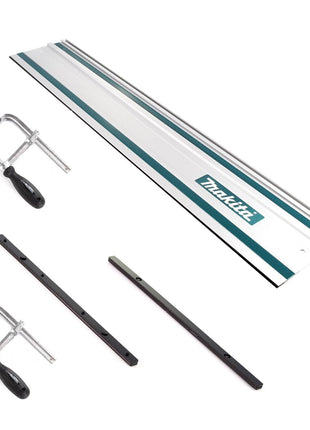 Makita Führungsschienen Set Führungsschiene 1000mm + 2x Führungsschienenverbinder + 2x Schraubzwingen - Toolbrothers