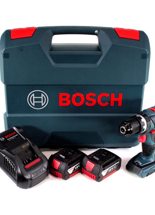 Bosch GSB 18V-60 C Akku Schlagbohrschrauber Brushless 18V 60Nm + 2x Akku 3,0Ah + Ladegerät + L-Case - Toolbrothers