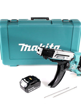 Makita DFR 750 G1E Akku Magazinschrauber 18 V 45-75mm + 1x Akku 6,0Ah + Koffer - ohne Ladegerät - Toolbrothers