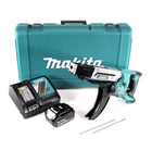 Makita DFR 750 RG1E Akku Magazinschrauber 18 V 45-75mm + 1x Akku 6,0Ah + Ladegerät + Koffer - Toolbrothers