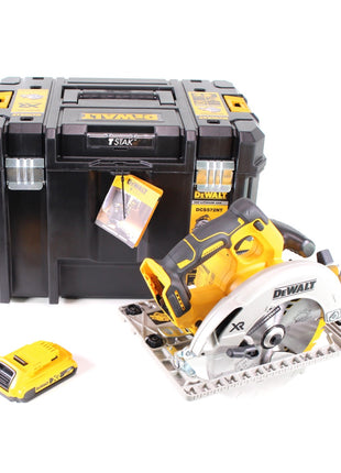 DeWalt DCS 572 NT Akku Handkreissäge 18V 184 x 16 mm Solo + 1x Akku 2,0Ah + T-STAK - ohne Ladegerät - Toolbrothers