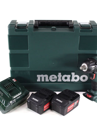 Metabo SSW 18 LTX 400 BL Akku Schlagschrauber 18V ( 602205650 ) 400Nm 1/2" Brushless + 2x Akku 5,2Ah + Ladegerät + Koffer - Toolbrothers