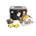 DeWalt DCS 572 D2 Akku Handkreissäge 18V 184 x 16 mm + 2x Akku 2,0Ah + Ladegerät + T-STAK - Toolbrothers