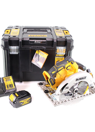 DeWalt DCS 572 M1 Akku Handkreissäge 18V 184 x 16 mm + 1x Akku 4,0Ah  + Ladegerät + T-STAK - Toolbrothers