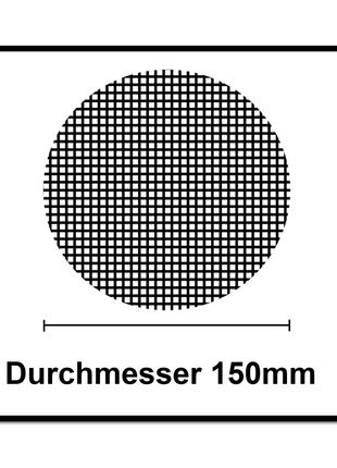 Mirka DEROS-Kit Abranet 5650CV Exzenterschleifer 350W 125mm/150mm 5,0 Hub Brushless + 150 Stk. Schleifscheiben Grip versch. Körnungen + systainer ( KIT1904WOMDE ) - Toolbrothers