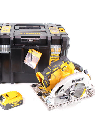 DeWalt DCS 572 NT Akku Handkreissäge 18V 184 x 16 mm + 1x Akku 5,0 Ah + T-STAK - ohne Ladegerät - Toolbrothers