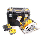 DeWalt DCS 572 P1 Akku Handkreissäge 18V 184 x 16 mm + 1x Akku 5,0 Ah + Ladegerät + T-STAK - Toolbrothers