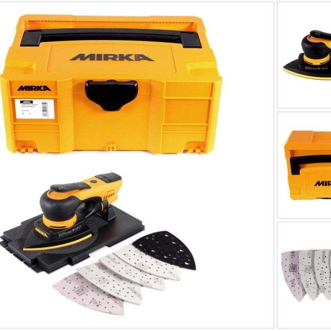 Mirka DEOS 663CV Deltaschleifer 100x152x152mm 250W 3,0mm Hub + Systainer - Toolbrothers