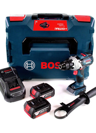 Bosch GSR 18V-110 C Akku Bohrschrauber 18V 110Nm Brushless + 2x Akku 3,0Ah + Ladegerät + L-Boxx - Toolbrothers