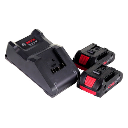 Bosch GSB 18V-110 C Akku Schlagbohrschrauber Professional 18V 110Nm + 2x ProCore Akku 4,0 Ah + Ladegerät + L-Boxx ( 06019G030B )