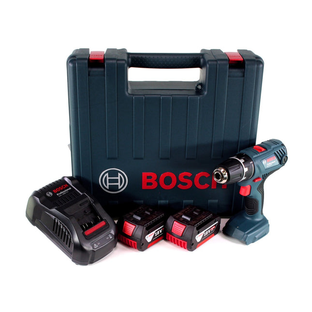 Bosch Professional GSR 18V-21 Akku Bohrschrauber 18V 55Nm + 2x Akku 5,0Ah + Ladegerät + Koffer