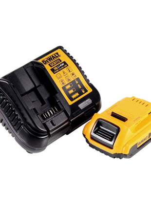 DeWalt DCF 887 D1 Akku Schlagschrauber 18V 205Nm 1/4" Brushless + 19tlg. Bit Bohrer Set + 1x Akku 2,0Ah + Schnellladegerät + TSTAK