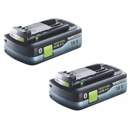 Festool HighPower Akku Set 18V mit 2x Akku 4,0Ah HPC-ASI ( 205034 ) Bluetooth mit Airstream Technologie - Toolbrothers