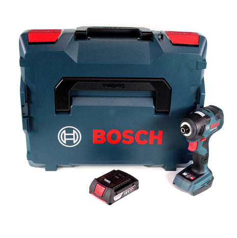 Bosch GDR 18V-160 Akku Drehschlagschrauber 18V 160Nm +1x Akku 2,0Ah + L-Boxx - ohne Ladegerät