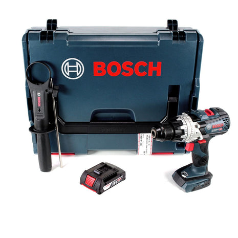 Bosch GSB 18V-85 C akumulatorowa wiertarko-wkrętarka udarowa 18V 85Nm 1/2" bezszczotkowa + 1x akumulator 2.0Ah + L-Boxx - bez ładowarki