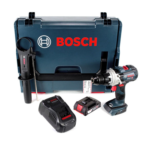 Bosch Taladro percutor inalámbrico GSB 18V-85 C 18V 85Nm 1/2" sin escobillas + 1x batería 2.0Ah + cargador + L-Boxx