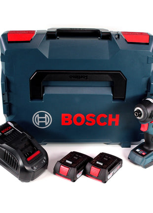 Bosch GDR 18V-160 Akku Drehschlagschrauber 18V 160Nm + 2x Akku 2,0Ah + Ladegerät + L-Boxx