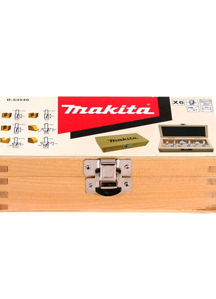 Makita Fräser Set 8 mm 6 Stk. ( D-53540 ) für Holz - Toolbrothers