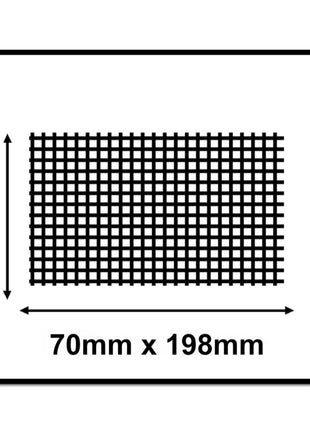 Mirka ABRANET 70x198mm Puño P400, 200ud. (4x5415005041)