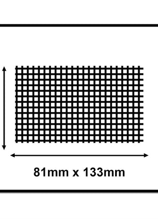 Mirka ABRANET 81x133mm Puño P400, 100ud. (2x5417805041)