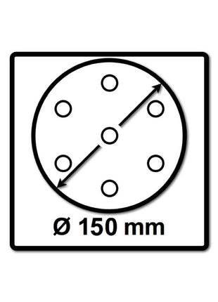 Mirka ABRANET 150mm Puño P360, 200ud. (4x5424105037)