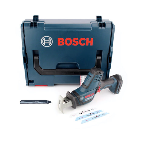 Bosch GSA 18V-LI C Akku Säbelsäge 18V Solo + Säbelsägeblatt S1155CHM 255mm 8 TPI + L-Boxx - ohne Akku, ohne Ladegerät