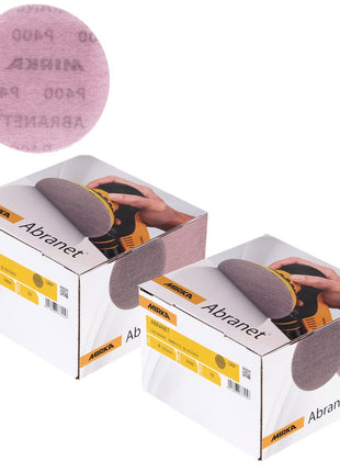 Mirka ABRANET 125mm Puño P400, 100ud. (2x5423205041)