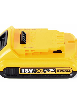 Taladro percutor inalámbrico Dewalt DCD 797 NT 18V sin escobillas + 1x batería 2.0Ah + TSTAK - sin cargador