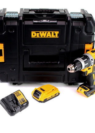 Taladro percutor inalámbrico Dewalt DCD 797 D1 18V sin escobillas + 1x batería 2.0Ah + cargador + TSTAK