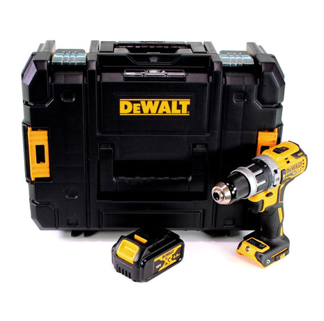 Taladro percutor inalámbrico Dewalt DCD 797 NT 18V sin escobillas + 1x batería 4.0Ah + TSTAK - sin cargador