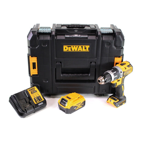 Taladro percutor inalámbrico Dewalt DCD 797 P1 18V sin escobillas + 1x batería 5.0Ah + cargador + TSTAK