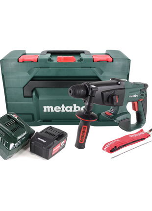 Marteau combiné à batterie Metabo KHA 18 LTX 18V 2,2J SDS Plus + 1x batterie 5,2 Ah + chargeur + métaBOX