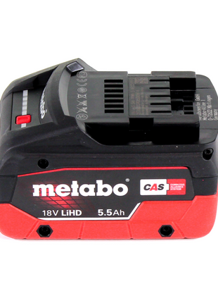 Metabo KHA 18 LTX Akku Kombihammer 18V 2,2J SDS Plus + 1x Akku 5,5 Ah + metaBOX - ohne Ladegerät