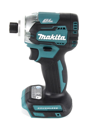 Llave de impacto inalámbrica Makita DTD 170 SFX4 18V 175Nm sin escobillas + 1x batería 3.0Ah + cargador + 70 piezas. Juego de brocas + estuche