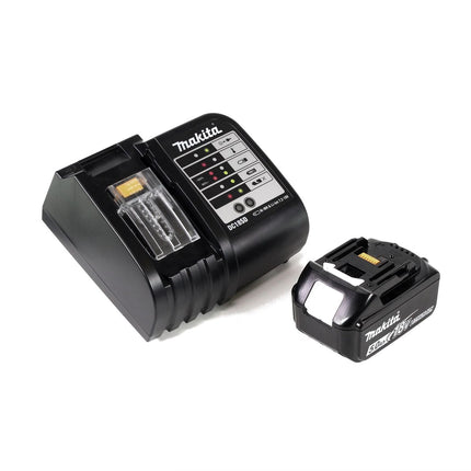 Makita DDF 451 STX4 Akku Bohrschrauber 18V 80Nm + 1x Akku 5,0Ah + Ladegerät + 70tlg. Bit Bohrer Set + Koffer