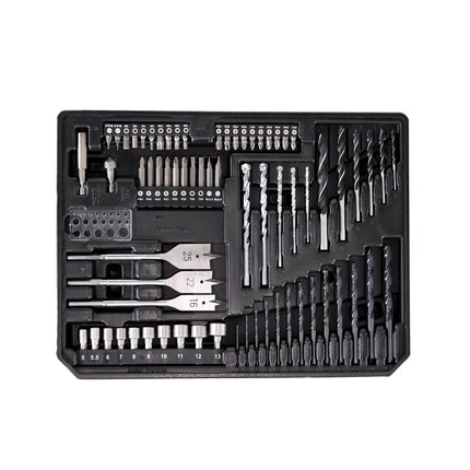 Makita DDF 482 STX4 Akku Bohrschrauber 18V 62Nm + 1x Akku 5,0Ah + Ladegerät + 70tlg. Bit Bohrer Set + Koffer